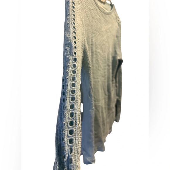 Soft Surroundings Sweater Womens Blue Knit Boat Neck Pullover NWOT - Picture 3 of 6